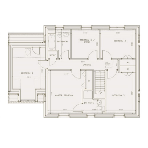Caddon first floor floorplan
