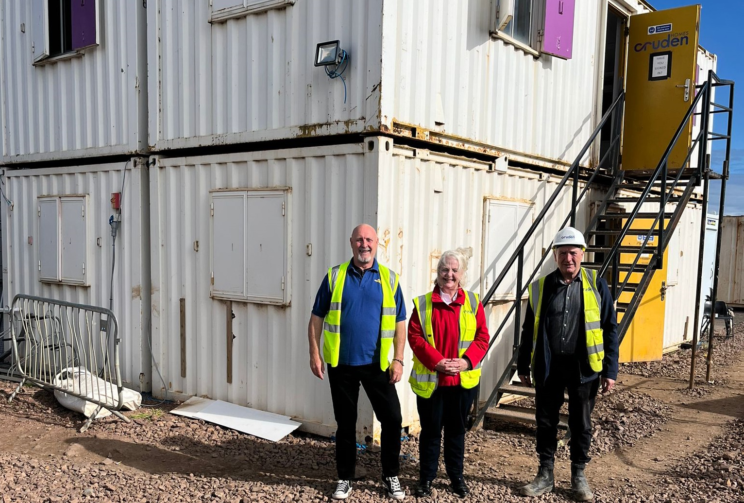 Cruden donating large container units to Beyond Boundaries East Lothian
