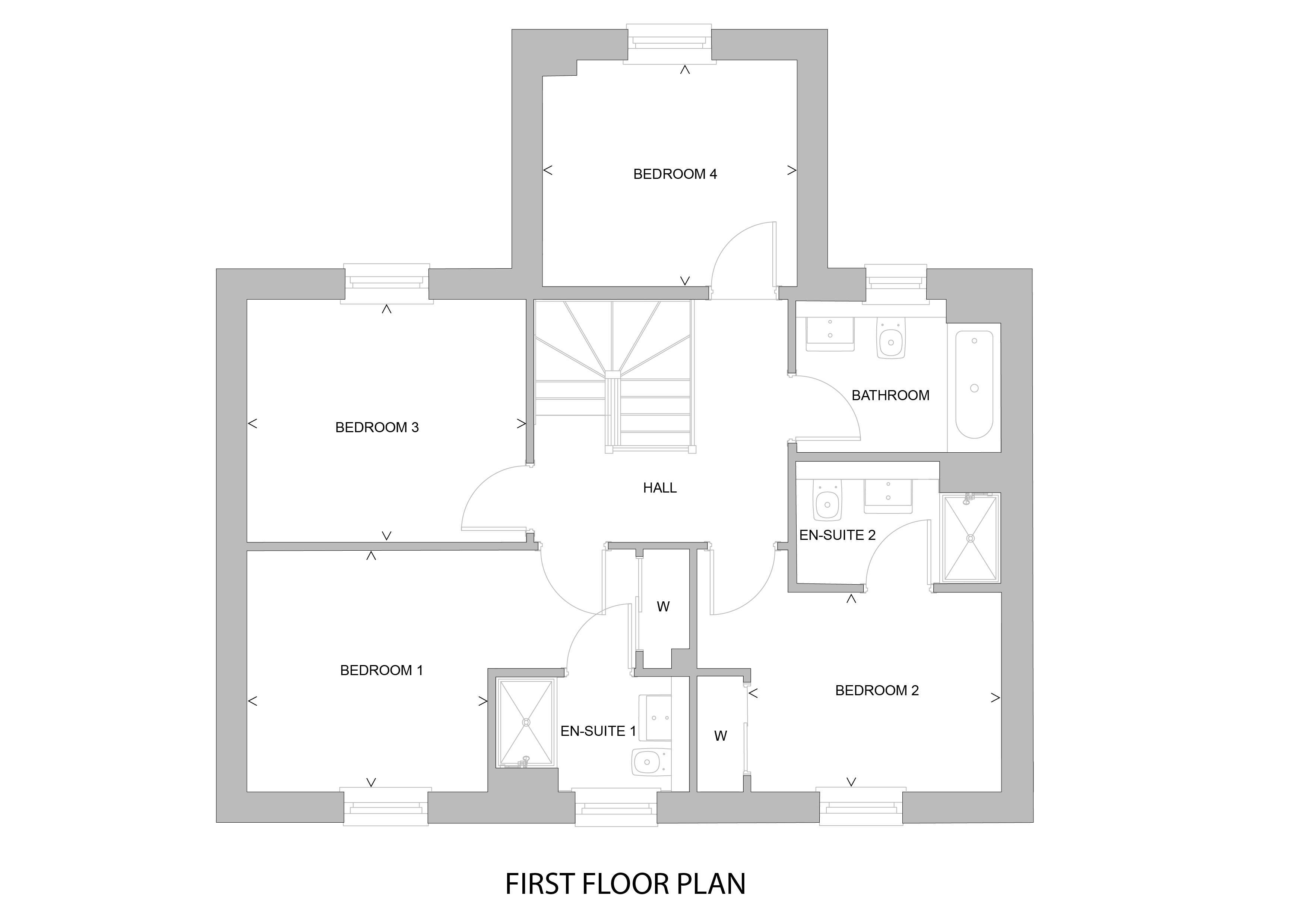 Almond first floor plan