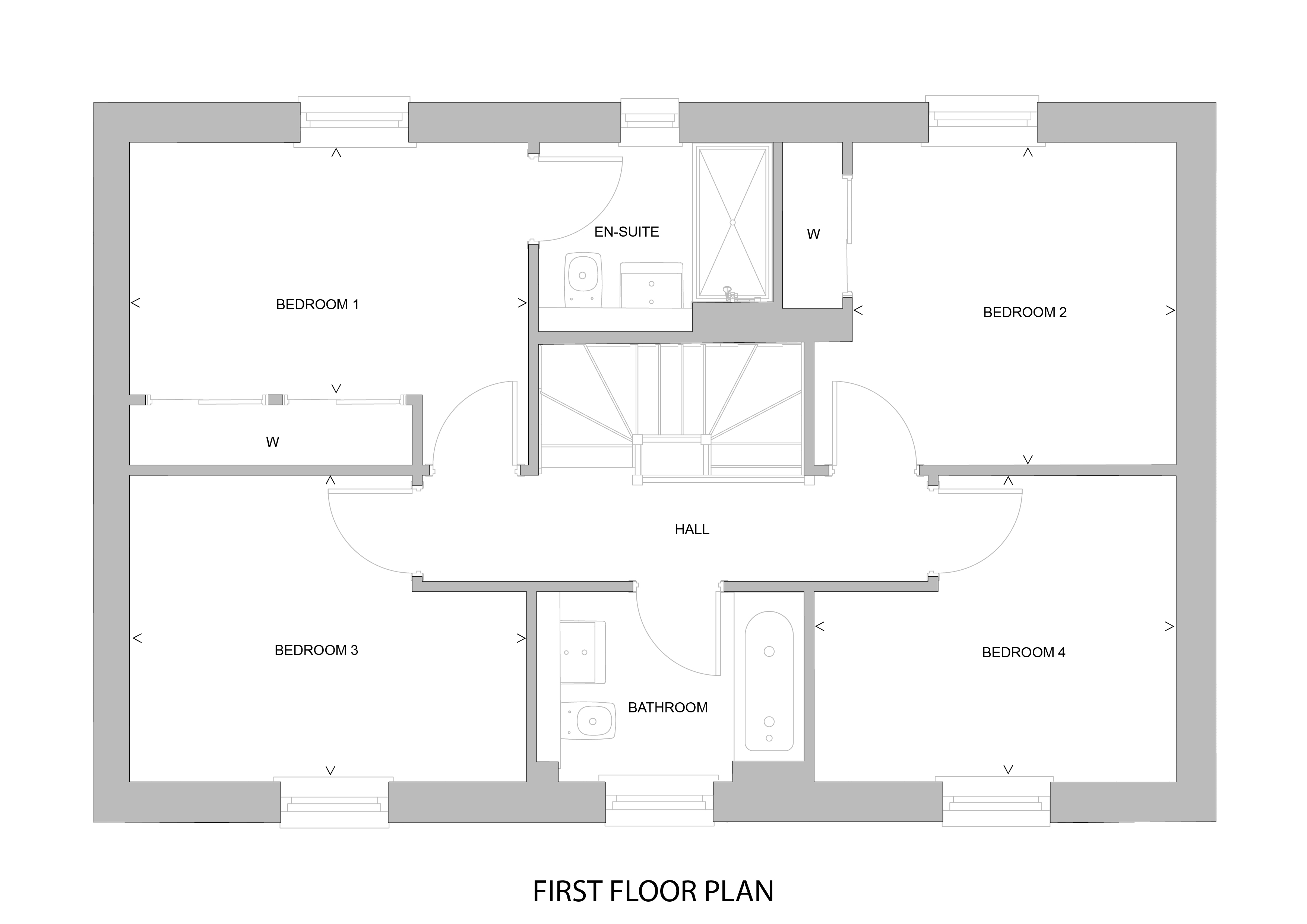 Hamilton A first floor plan