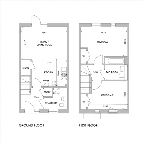 Maxwell housetype floorplan