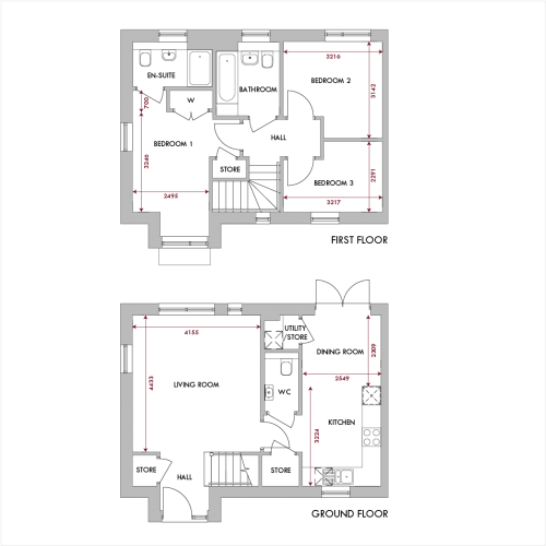 Noblehill housetype floorplan