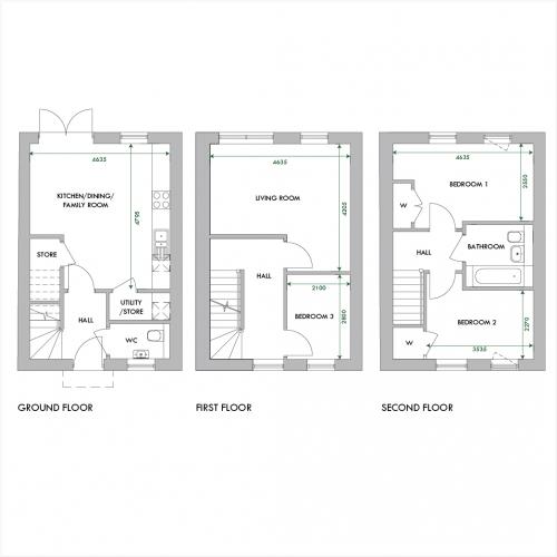 Summerhill housetype floorplan 