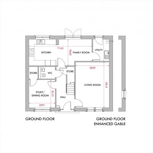 Driscoll ground floor floorplan 