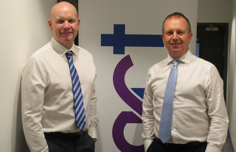 Andy McLinden, commercial directo and Andy Mallice managing director of Hart Builders