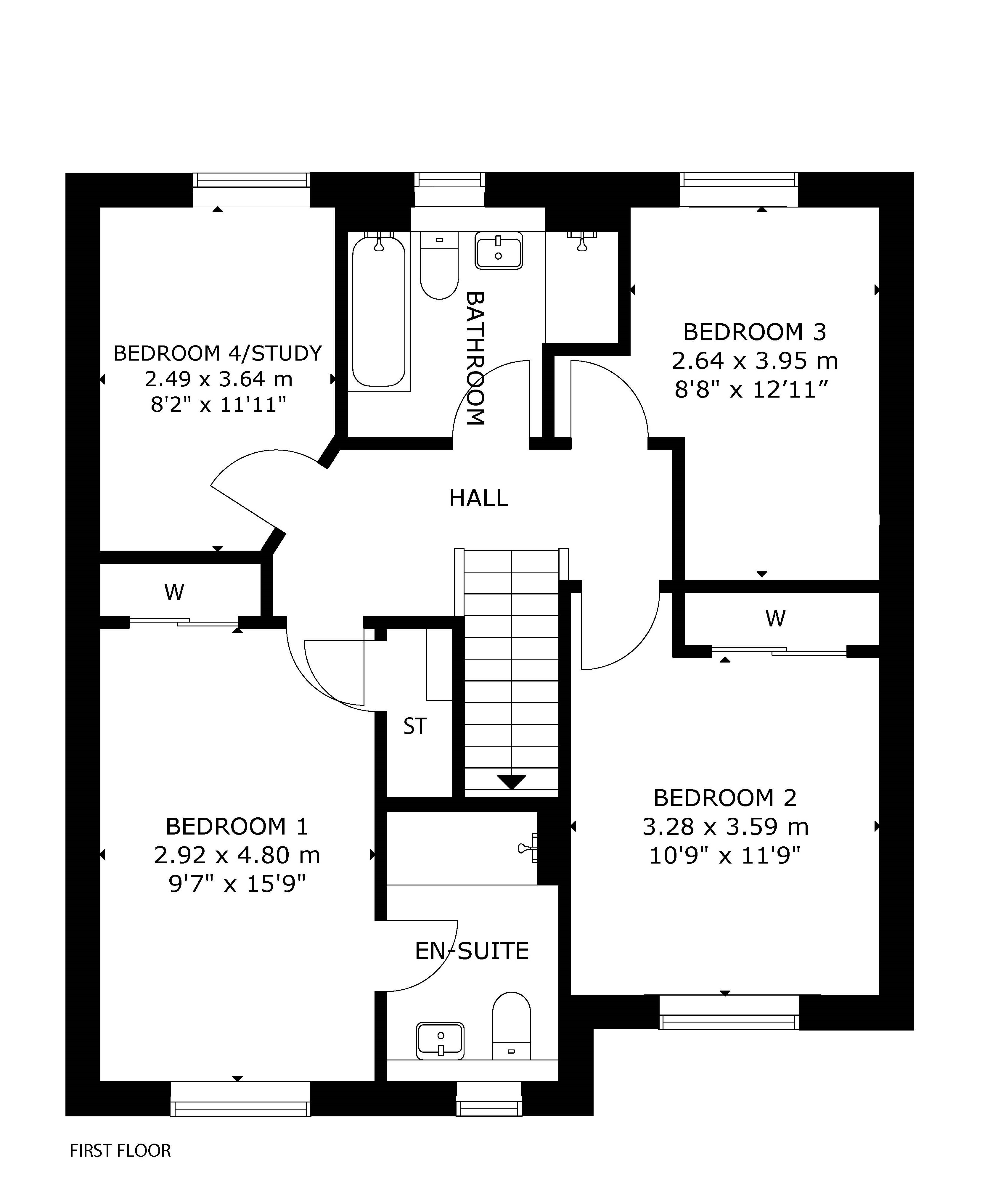 Spey first floor plan
