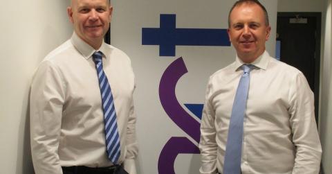 Andy McLinden, commercial directo and Andy Mallice managing director of Hart Builders